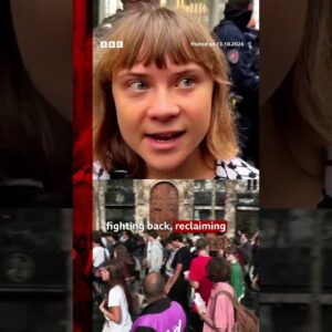 Greta Thunberg joins France school protests. #France #BBCNews