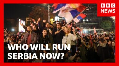 What’s next for Serbia’s student movement after election victory? | BBC News