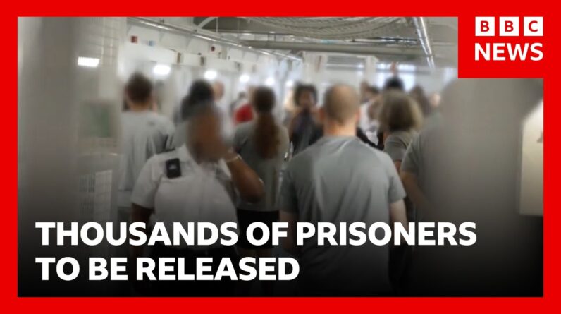 Why have hundreds of prisoners been released in England and Wales? | BBC News
