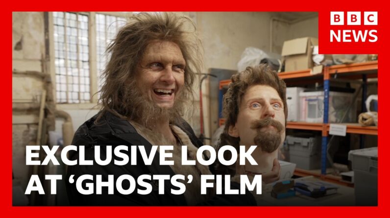 Behind-the-scenes look at Ghosts: The Possession of Button House | BBC News
