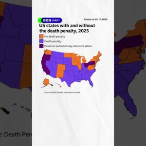 How widely used is the death penalty in the US? #BBCNews