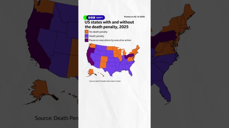 How widely used is the death penalty in the US? #BBCNews