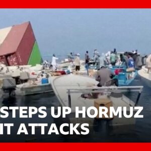 Iran escalates attacks in the Strait of Hormuz | BBC News