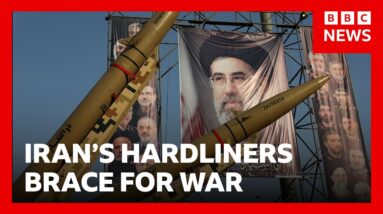 Iranian media is defiant as hardliners brace for war | BBC News