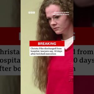 US death row inmate Christa Pike discharged from hospital, lawyers said. #ChristaPike #US #BBCNews