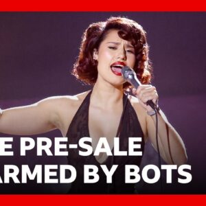 LIVE: Raye hits back at ticket touts who “overwhelmed” sign-up for her show | BBC News