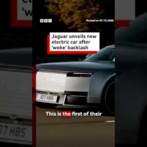Jaguar unveils new electric car after 'woke' backlash. #Jaguar #BBCNews