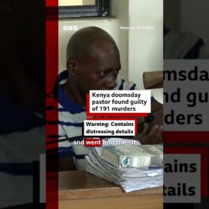 Kenya doomsday pastor found guilty of 191 murders. #Kenya #Africa #BBCNews