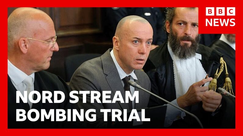 Germany puts Ukrainian on trial accused of blowing up Nord Stream pipelines | BBC News