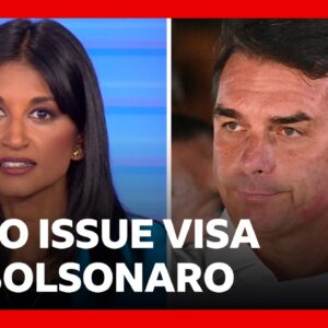 US says it will issue visa to Flávio Bolsonaro after Brazil election defeat | BBC News
