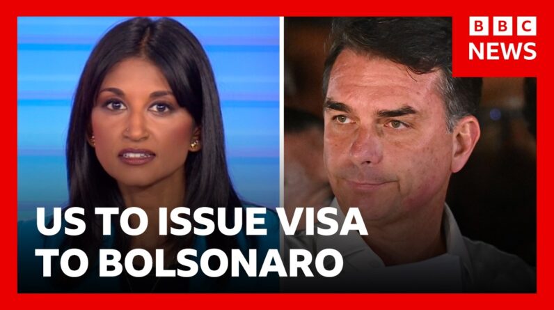 US says it will issue visa to Flávio Bolsonaro after Brazil election defeat | BBC News