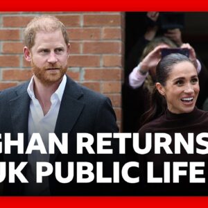 Will the British public welcome Meghan back to public life in UK? | BBC News