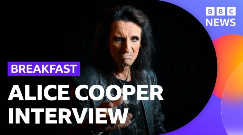 Alice Cooper says he's 'totally opposite' to his on-stage persona | BBC News
