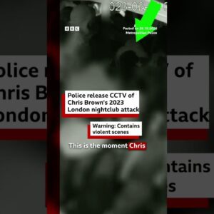 Police release CCTV of Chris Brown's 2023 London nightclub attack. #BBCNews