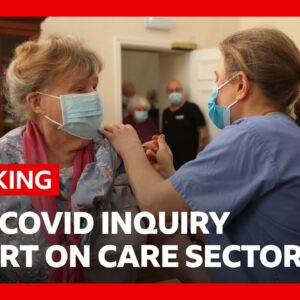 LIVE: Covid Inquiry report on care sector | BBC News