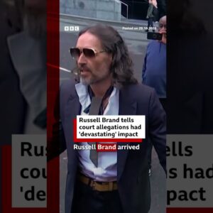 Russell Brand tells court allegations had 'devastating' impact on him. #BBCNews