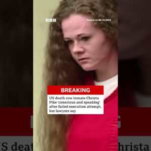 US death row inmate Christa Pike conscious after failed execution, lawyers say. #BBCNews