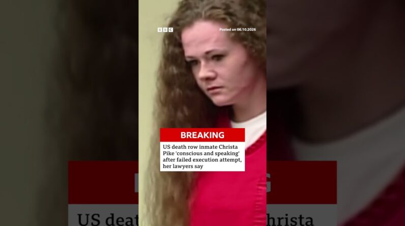 US death row inmate Christa Pike conscious after failed execution, lawyers say. #BBCNews