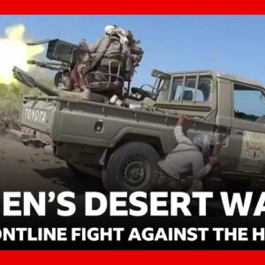 Yemen frontline: fighting the Houthi rebels targeting Saudi Arabia | BBC News