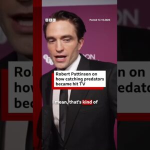 Actor Robert Pattinson on new movie Primetime and how catching predators became hit TV. #BBCNews