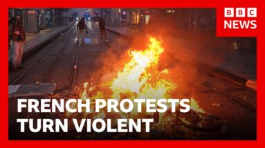 Nearly 1,000 arrested as demonstrations in France turn violent | BBC News
