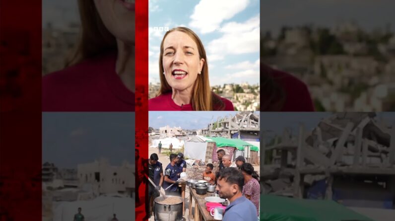 Funding shortages force World Food Programme to cut aid to Gaza. #Gaza #Aid #BBCNews