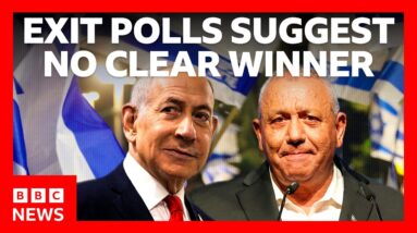 Netanyahu loses majority in Israel - but no clear election winner. What now? | BBC News
