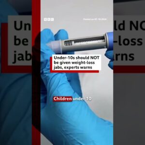 Children under 10 should not be given obesity drugs, World Health Organization says. #BBCNews