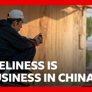 Paid companionship grows as loneliness rises in China | BBC News
