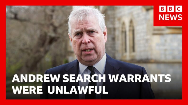 Police accept Andrew search warrants were unlawful | BBC News