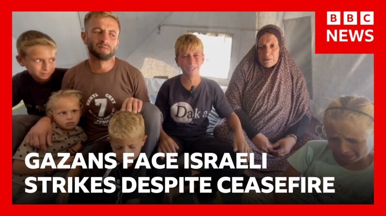 Gazans face Israeli strikes despite ceasefire as peace deal stalls | BBC News