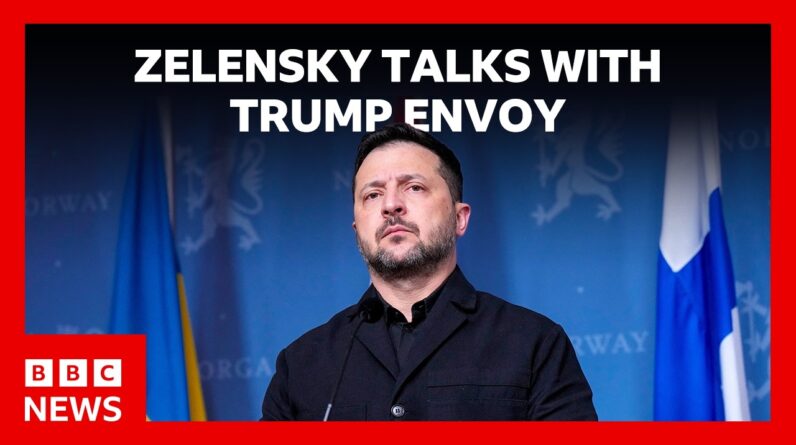 Zelensky says US intelligence sharing 'works now' after talks with Trump envoy | BBC News