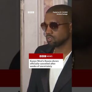 Kanye West's Russia shows officially cancelled after weeks of uncertainty. #BBCNews