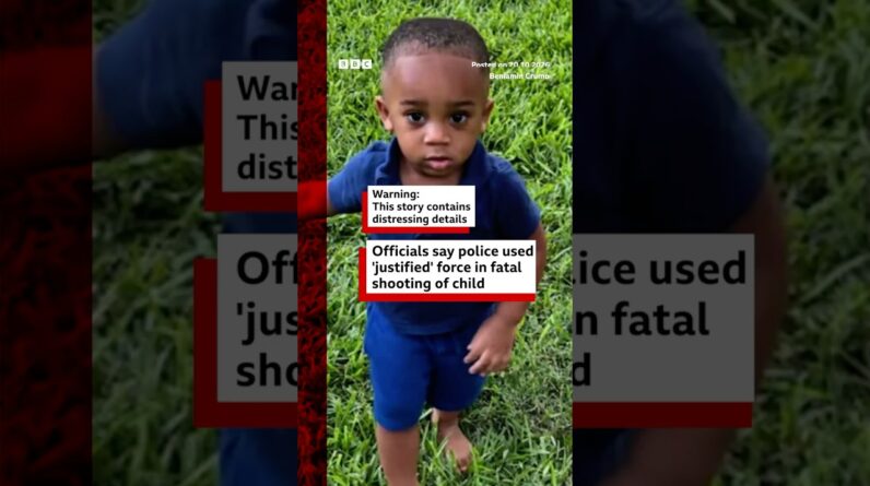 Police used 'justified' force in fatal shooting of child, says attorney general. #BBCNews