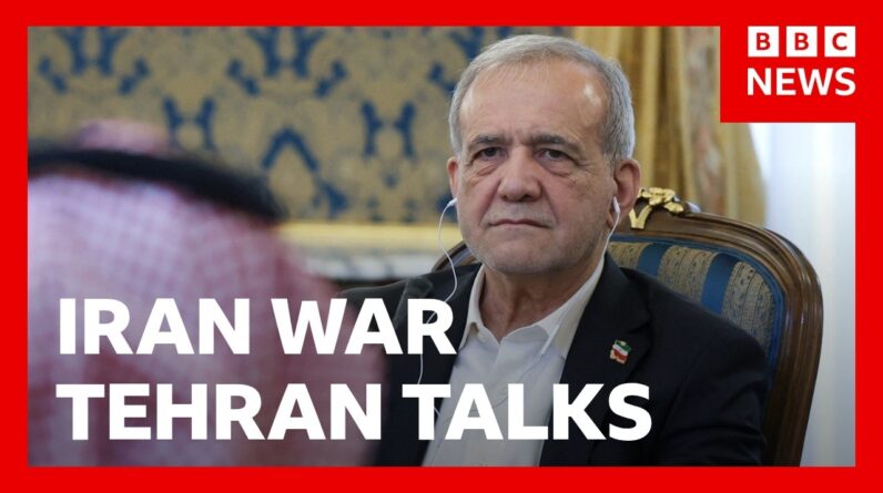 Iran's president holds talks with Saudi Arabia, Pakistan and Turkey in Tehran | BBC News