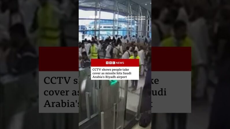 CCTV footage shows moment of strike on Saudi Arabia's Riyadh airport on Saturday. #Riyadh #BBCNews