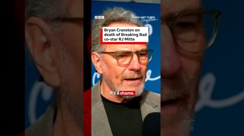Bryan Cranston on death of Breaking Bad co-star RJ Mitte at the age of 34. #BBCNews