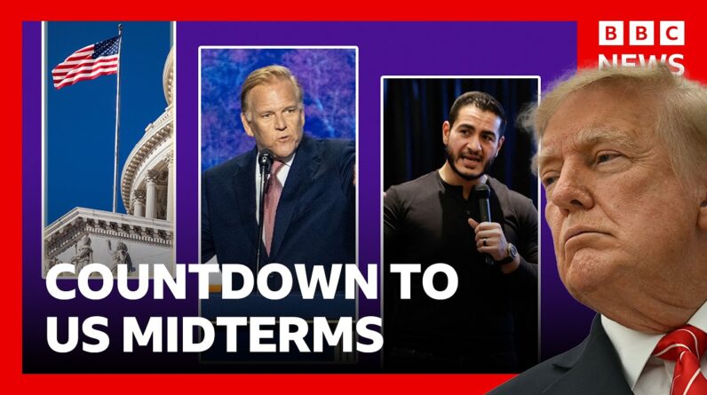The challenges for Donald Trump in New York, Michigan and Maine ahead of the US midterms | BBC News