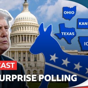 Democrats ahead in big Republican states: Ohio, Kansas, Iowa, Texas | BBC Americast