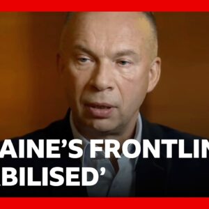 Ukraine's frontline 'stabilised', former army general claims | BBC News