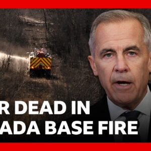 Four soldiers killed after major fire at Canadian military base | BBC News