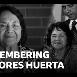 US civil rights leader Dolores Huerta dies aged 96 | BBC News