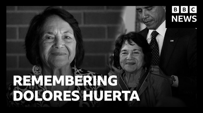 US civil rights leader Dolores Huerta dies aged 96 | BBC News