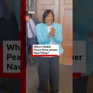Who is Nobel Peace Prize winner Navi Pillay? #NobelPrize #BBCNews