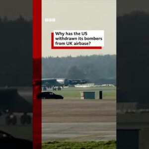 Why has the US withdrawn its bombers from UK airbase? #BBCNews