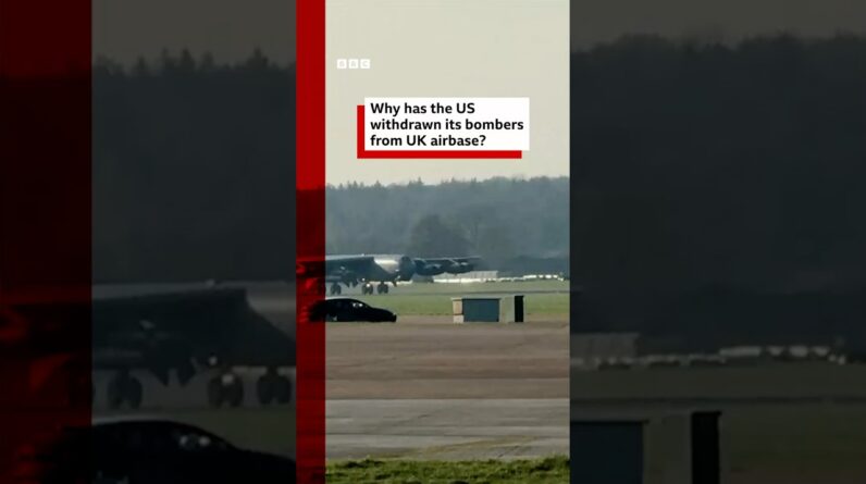 Why has the US withdrawn its bombers from UK airbase? #BBCNews