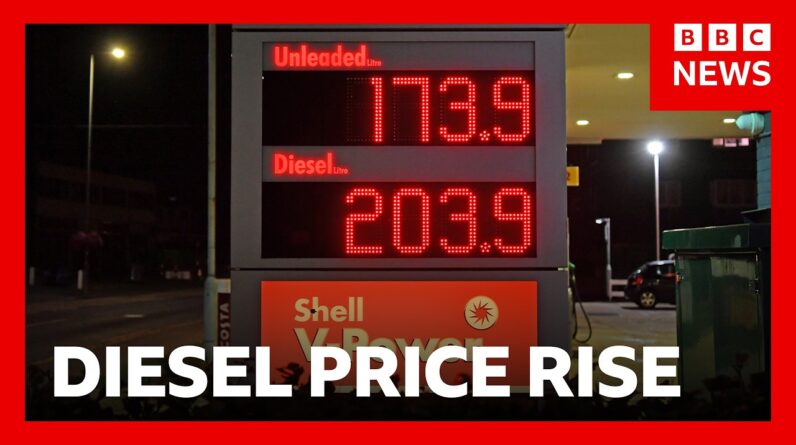 Why has UK diesel price hit an all time high? | BBC News